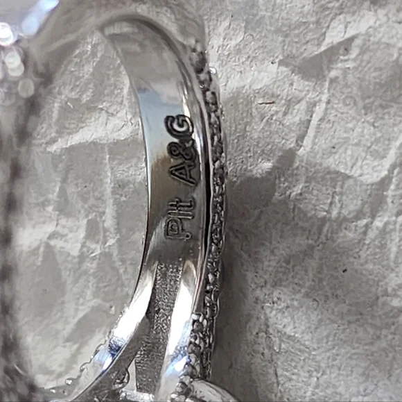 9.02 Total CT Lab Grown Platinum Engagement Ring  IGI Size 6 - Picture 8 of 16